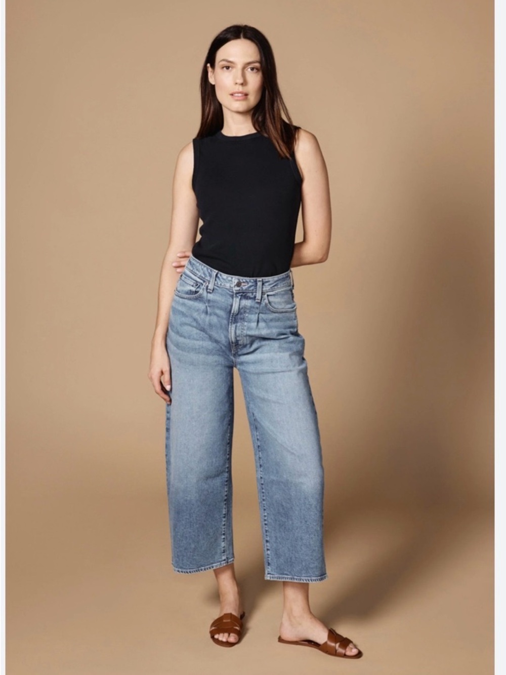 NWT Edwin Melly Cropped Jeans in Baxter Colourway 32 - Picture 2 of 10